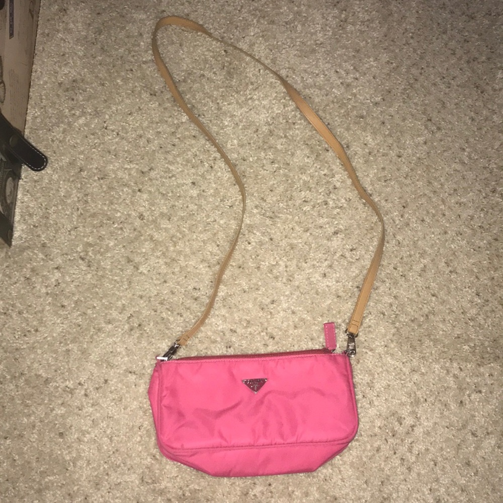 Hot Pink Prada Crossbody Bag